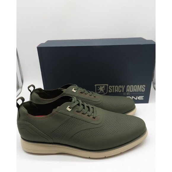 Stacy Adams Other - Stacy Adams Men's Everidge Olive Sneakers 13W Comfort Footwear NEW $130